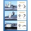 Mohard automobilinis telefono laikiklis su siurbtuku, 4–7" išmaniesiems, juodas, X02