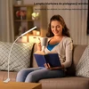 Mojimdo LED stalinė lempa su spaustuku, 77 LED, 3 spalvų režimai, 70 cm