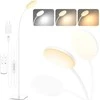 Mojimdo pastatoma LED lempa su nuotoliniu valdymu, 3 šviesos spalvos, 10 ryškumo lygių, FLD631RF-BK