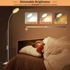 Mojimdo pastatoma LED lempa su nuotoliniu valdymu, 3 šviesos spalvos, 10 ryškumo lygių, FLD631RF-BK