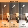 Mojimdo pastatoma LED lempa su nuotoliniu valdymu, 3 šviesos spalvos, 10 ryškumo lygių, FLD631RF-BK