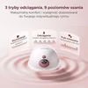 Momcozy M5 dvigubas nešiojamas elektrinis pientraukis su programėle, raudonas