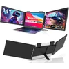 Monitorius MAGICRAVEN nešiojamas trigubas 14 col. FHD IPS nešiojamojo kompiuterio ekranų plėstuvas 14"-Triple