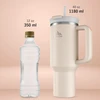 Mont-Clair sandarus izoliuotas kelioninis puodelis su šiaudeliu, 1 l, MOTUM5198