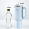 Mont-Clair termopuodelis su šiaudeliu, 1 l, nerūdijančiojo plieno, Mont-Clair Tumbler