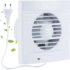 Moonjor ištraukimo ventiliatorius 120 mm 160 m³/h IPX2 su atbuliniu vožtuvu ir 1 m laidu LFWW-11E