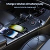 MOSWAG automobilinis įkroviklis USB-C ir USB-A, 18 W, QC 3.0, SD-001