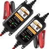 MOTOPOWER 12V 800mA automatinis akumuliatoriaus įkroviklis su priežiūros ir desulfatavimo funkcija MP00205A