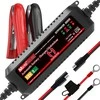 MOTOPOWER akumuliatorių įkroviklis 12V 2A, švino-rūgštiniams ir ličio jonų akumuliatoriams, MP00207A-FR
