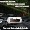 MOTOPOWER automatinis 12 V 1000 mA akumuliatorių įkroviklis su SAE jungtimi MP00205B