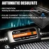 MOTOPOWER automatinis akumuliatoriaus įkroviklis 12V 1A su SAE adapteriais MP00205B