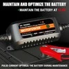MOTOPOWER automatinis akumuliatoriaus įkroviklis 12V 1A su SAE adapteriais MP00205B