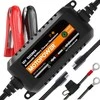 MOTOPOWER automatinis akumuliatoriaus įkroviklis 12V 1A su SAE adapteriais MP00205B