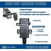 MOTOPOWER motociklo USB įkroviklis 12–24 V, 3,1 A, dvigubas, SAE jungtis, MP0609EA-UK