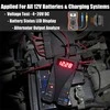 MOTOPOWER skaitmeninis 12 V akumuliatoriaus testeris su LCD ekranu, voltmetras ir įkrovimo sistemos analizatorius MP0514A
