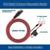 MOTOPOWER USB įkroviklis motociklui, 3,1 A, SAE jungtys, 12–24 V, MP0609AA-UK