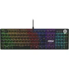 MSI Forge GK320 Raudona FR mechaninė žaidimų klaviatūra su AZERTY išdėstymu, RGB, USB 2.0