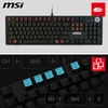MSI Forge GK320 Raudona FR mechaninė žaidimų klaviatūra su AZERTY išdėstymu, RGB, USB 2.0