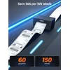 MUNBYN termininė etikečių spausdintuvas Bluetooth, 203 dpi, 4x6 colių, suderinamas su iOS, Android, Mac, Windows, juodas, MU-ITPP130B-BK-EU