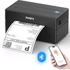 MUNBYN termininė etikečių spausdintuvas Bluetooth, 203 dpi, 4x6 colių, suderinamas su iOS, Android, Mac, Windows, juodas, MU-ITPP130B-BK-EU
