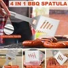 N NOBLE FAMILY grilio įrankių rinkinys, 30 dalių, nerūdijantis plienas, su aliuminio dėklu