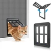 Namsan katės durys su tinkleliu, automatinis magnetinis uždarymas, juodos, 25 × 31,5 cm, Catdoor