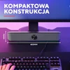 Namų kino sistema GXTrust kompiuterinė garso juosta Rhox RGB, 12 W, USB ir AUX, 25332