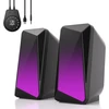 Namų kino sistema SOULION kompiuterinė garso juosta Bluetooth, AUX 3,5 mm, USB, LED, 10 W C30BK