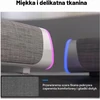 Namų kino sistema SOULION kompiuterio garso juosta R30 su LED apšvietimu, USB ir 3,5 mm jungtimis