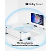 Namų kino sistema ULTIMEA 7.1 garso sistema su Dolby Atmos, 460 W, belaidžiu 6,5 colio žemųjų dažnių garsiakalbiu, 4 erdviniais garsiakalbiais, Poseidon D80