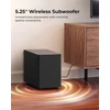 Namų kino sistema ULTIMEA garso juosta su belaidžiu žemųjų dažnių garsiakalbiu, Bluetooth 6.0, HDMI, 240 W, Poseidon M30