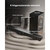 Namų kino sistema ULTIMEA namų kino garso sistema 5.1.2 su Dolby Atmos, belaidžiu žemųjų dažnių garsiakalbiu, 460 W, HDMI eARC, Bluetooth, Skywave F40 Boom