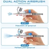 Nasedal dvigubo veikimo aerografo rinkinys su 40 PSI kompresoriumi NT-99B-5Kit