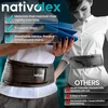 NativoDex juosmens stabilizavimo diržas su 9 atramomis, reguliuojamas, XL, FL01-BLK
