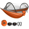 NATUREFUN ultra lengvas stovyklavimo hamakas su moskitiera, 275 x 140 cm, 300 kg, orui laidus nailonas, NFNY/275140SK