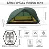 Naturehike dvivietė itin lengva stovyklavimo palapinė, silikonizuotas 20D nailonas, 4 sezonų, Star River