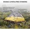 Naturehike dvivietė itin lengva stovyklavimo palapinė, silikonizuotas 20D nailonas, 4 sezonų, Star River