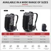 Naturehike turistinė kuprinė su vidiniu rėmu, 65 l talpa, juoda, NH19BP095