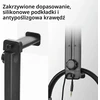 NEETTO ausinių laikiklis su staliniu stovu 2 viename, reguliuojamas, HDLP-HS906-BLK