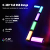 NEEWER magnetinė RGB LED vaizdo šviesos juosta, 6 W, 2500–8500 K, 2500 mAh, TL96RGB su mini stovu