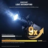 NEEWER optinis spotlight snoot su 20° reguliuojama fokusavimo funkcija ir 16 gobo, LS-48 modelis
