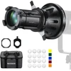 NEEWER projekcinis reflektoriaus snoot su 20° objektyvu, reguliuojama fokusavimo funkcija, Bowens tvirtinimas, LS-39
