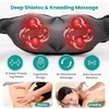 Nekteck Shiatsu kaklo ir pečių masažuoklis su šildymu, 8 masažo mazgais LMS-801