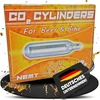 NEMT CO2 kapsulės 16 g be sriegių, 10 vnt., tinkančios alui ir dviračių pompoms