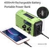 Nešiojamas avarinis radijas su AM/FM/SW imtuvu, saulės įkrovimu, 5000 mAh akumuliatoriumi ir LED žibintuvėliu Mesqool 1009-G