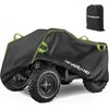 NEVERLAND ATV keturračio uždangalas, vandeniui atsparus, XXXL dydis, poliuretanas, žalia ir juoda