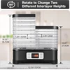 Nictemaw maisto džiovyklė, 400 W, 8 padėklų, temperatūros reguliavimas 35-70 °C, SC-5330B