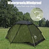 Night Cat kempingo palapinė 1–2 asmenims, lengva, vandeniui atspari, 2,2 x 1,2 m SG-TENT-ARMY