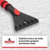 Nigrin automobilių stiklų ledo grandiklis 25 cm su ergonomiška rankena 6192