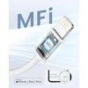 Ningkpow USB-C į Lightning laidas 2 m, 27 W PD, greitas įkrovimas, rinkinys 2 vnt, MFi sertifikatas